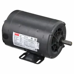 Open Drip Proof (ODP) enclosure protects against falling liquids. Rigid base mounting for stationary applications. Suitable for pumps, fans, conveyors, and machine tools requiring 1 hp at 1725 RPM. Operates on 230/460V AC three-phase power, drawing 3.0/1.5 A full load current at 60 Hz.