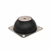 JW WINCO Flange-Mount Vibration Damper: GN 148.3, For Compression Load Type, Natural Rubber, 60A (MPN 148.3-80-M12-B-60-N)