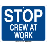 Railroad Sign: Blue, 12 in x 15 in Nominal Sign Size, High Intensity Prismatic (HIP), 0.09 in Thick (MPN 134187)