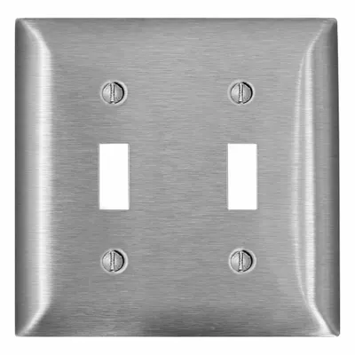 LEVITON Wall Plate: Toggle, 2 Gang - General Purpose Wall Plates
