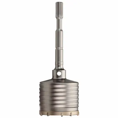 MILWAUKEE SDS-MAX Core Bit: SDS Max Shank, 3 1/8 in Core Dia, 3 in Core Body Lg - One-Piece SDS-Max Core Bits