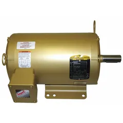 Open drip proof (ODP) 3-phase AC motor with C-face and rigid base mounting. Rated 7 1/2 hp at 1800 RPM, 208-230/460V AC, full load current 17.2/8.6 A. Suitable for industrial applications such as pumps, fans, conveyors, and compressors.