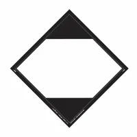 LABELMASTER DOT Handling Label: Limited Qty Label, 10 3/4 in x 10 3/4 in, 10 3/4 in Label Wd, Vinyl