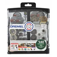 DREMEL General Purpose Attachment Set: Gen Purpose Attachment Set, 70 Pieces, Case Included (MPN EZ725)