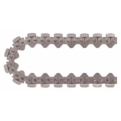 ICS Concrete Diamond Chain: 25 in Compatible Bar Lg, 0.444, 0.06 in Gauge - Chains