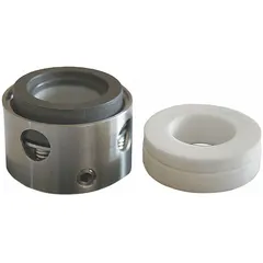 This mechanical seal is designed for use with Dayton gear pumps, specifically compatible with model 4KHN2. It prevents fluid leakage along the rotating shaft in industrial fluid-handling applications. The seal is a direct replacement component for maintaining pump performance.