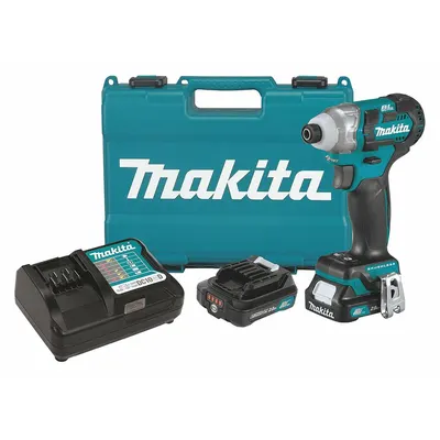 MAKITA Impact Driver: 1,200 in-lb Max. Torque, 3,000 RPM No Load Speed, Brushless - Makita Cordless Impact Drivers