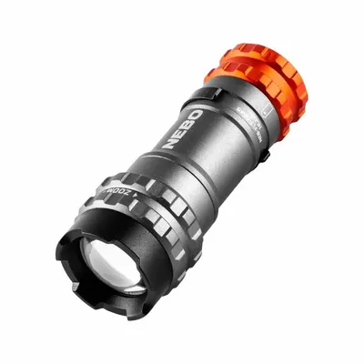 NEBO Flashlight: 300 lm, 1.5 hr Run Time at Max. Brightness, 80 m Max Beam, 3 Light Outputs - Flashlights