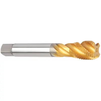 WIDIA GTD Pipe and Conduit Thread Tap: 1/4"-19 BSPP, 3 Flute, Semi-Bottoming Chamfer (MPN VTSFT8606) - Spiral-Flute Pipe Taps