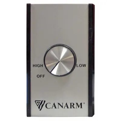 DELHI CN5101 Dial Fan Speed Control, 120V AC, 10 A, Silver Plate - Dial Fan Speed Controls