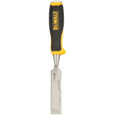 DEWALT Side Strike Chisel: Plastic, 10 3/4 in Overall Lg, 5 3/16 in Handle Lg - Wood Chisels
