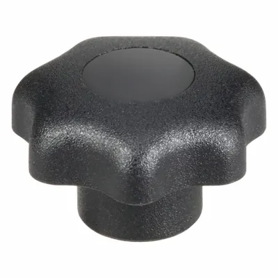 KIPP 7-Arm Knob with Threaded Hole - 7-Arm Knobs with Threaded Hole
