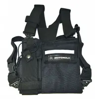 MOTOROLA Break-A-Way Chest Pack: Fits Motorola, For XPR 3000e Series, Black, Nylon, Harnesses, Nylon (MPN RLN4570A)