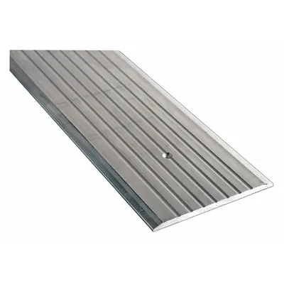 NATIONAL GUARD 513HD-72 Heavy Duty Aluminum Door Threshold, 6 ft, Fluted - Heavy Duty Thresholds