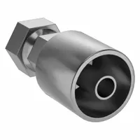 KURT Hydraulic Crimp Fitting: Carbon Steel, Straight, -8 For Hose Dash Size, Female x Male (MPN FFX-08-10)