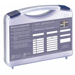 This chlorine reference standard kit is a lab-grade ion specific standard with a concentration of 1.0 µg/mL. It is used for calibrating chlorine measurement instruments such as colorimeters and photometers in laboratory water testing applications.