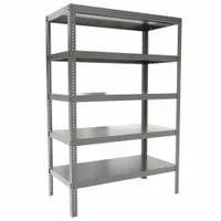 DURHAM MFG Metal Shelving: Standalone, Extra-Heavy-Duty, 48 in x 24 in, 72 in Overall Ht, 5 Shelves (MPN HDS-244872-95)