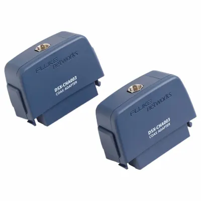FLUKE NETWORKS Coax Adapter Set: DSX-COAX - Fluke Networks Copper Cable Testing Accessories