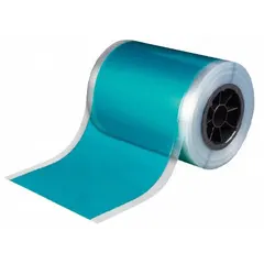 This polyester film masking tape with silicone adhesive is designed for high-temperature finishing processes such as powder coating and anodizing. It provides a clean paint stop and resists elevated temperatures. The tape is flame-retardant and measures 2 mil thick, 72 yards long.