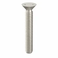 Tamper Resistant Screw: #10-24 Thread Size, 1 1/4 in Lg, Stainless Steel, Plain, Flat, 50 PK (MPN 121900)
