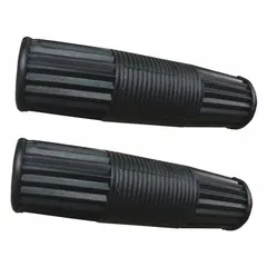 Handle grip accessory for hand trucks, sold as a 2-pack. Each grip measures 1-5/8 in height by 1-3/8 in width with an overall length of 4-3/4 in. Used to replace or upgrade grips on standard hand trucks for moving loads in warehouses and industrial settings.