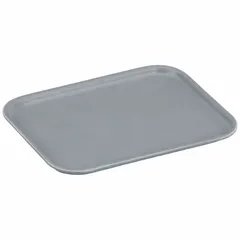 This fiberglass lid is designed for extreme-temperature stacking and nesting totes. It measures 6 1/8 in x 4 7/8 in and is gray. Used in industrial environments where standard plastic lids would fail, it protects contents from heat, cold, and debris.