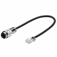 ICOM Microphone Adapter Cable: Fits Icom, For 2300H/2730A/7100/V3500 Series, From 8-Pin, To 8-Pin (MPN OPC589)