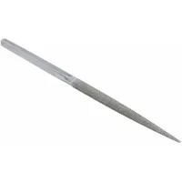 Habilis File: Round, 120_140 Grit, 4 33071/100000 in Lg without Tang, 1/4 in Wd, 17/64 in Thick (MPN HB2610D126)