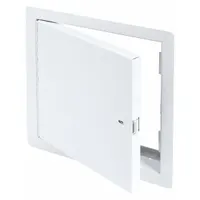 TOUGH GUY Access Door: 24 in Ht, 24 in Wd, Piano Hinge, Exposed Flange, Steel, 16 ga, Powder Coated (MPN 16M219)