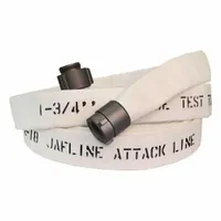 JAFLINE Fire Hose: Double Jacket, 5 in Hose Inside Dia, 25 ft Hose Lg, White (MPN JL500W025-SZ500)