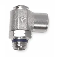AIGNEP USA Universal Flow Control: Elbow Fitting, Screwdriver Slot, 1/8 in Valve Body Size (MPN 88972-02-02)