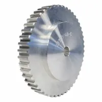 DAYTON Timing Pulley: Trapezoidal, Plain, For T10 Timing Belt Section, For 25 mm Belt Wd, 48 Teeth (MPN 40T10/48-0)