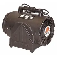 AIR SYSTEMS INTERNATIONAL Confined Space Fan: 115 V AC, 8 in Duct Dia, 1/3 hp Horsepower, Black (MPN CVF-8EXP)