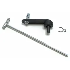 Linkage kit for connecting and synchronizing damper or valve actuators with control linkages in HVACR systems. Used in commercial heating, ventilation, and air conditioning installations for precise mechanical linkage and reliable airflow regulation.