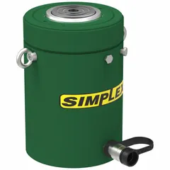General purpose hydraulic ram with 160 ton nominal capacity and single-acting load return. Suitable for heavy lifting, pressing, and structural alignment in industrial maintenance, construction, and manufacturing applications.