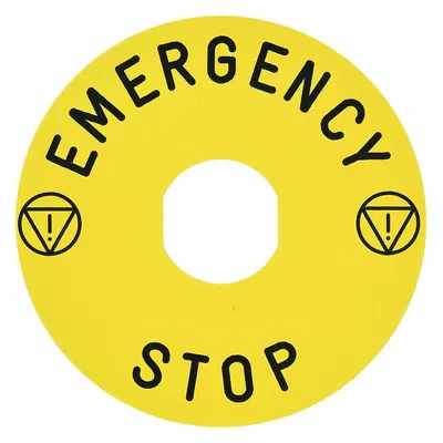 SCHNEIDER Legend Plate - Push-Button Rings & Plates