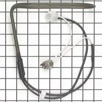 Genuine OEM defrost element for refrigerators and freezers. Heats evaporator coils during the defrost cycle to prevent frost buildup and maintain proper airflow. Used in residential and light commercial refrigeration systems