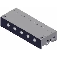 Valve Manifold: 6 Ports, 0.008 Coefficient of Volume (Cv), VV100-S41-06-M5