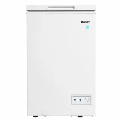 DANBY Compact Chest Freezer: White, 3.5 cu ft Capacity, Energy Star Compliant - Chest Freezers