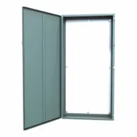 This steel enclosure is rated NEMA 12/13 for protection against dust, dirt, and non-corrosive liquids. It measures 72 x 36 x 12 inches and includes a solid hinged cover with a panel. Clamp closure secures the cover; knockouts are not provided. Suitable for housing electrical controls and instruments in industrial environments