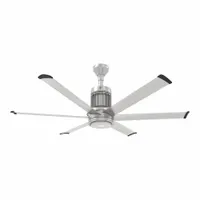 BIG ASS FANS Ceiling Fan: 9,676 cfm Airflow, 60 in Blade Dia, 7 Speeds, 100 to 277V AC, Single Phase (MPN MKI61051806A727I24S2)