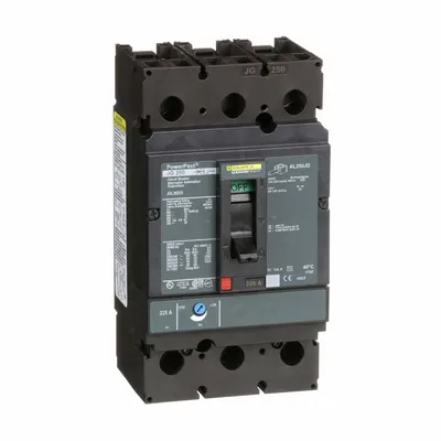 SQUARE D JGL36225 Molded Case Circuit Breaker - Square D Molded Case Circuit Breakers for I-Line Panelboards