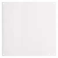 WIEGMANN Interior Panel: Back Panel Panel, 11 in Overall Ht, 11 in Overall Wd, Steel, Powder Coated (MPN P1212)