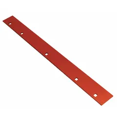 Steel scraper blade for Ariens snow blowers, compatible with model 939003. Used to scrape snow and ice from paved surfaces during operation, protecting the machine's housing.