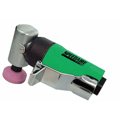 SPEEDAIRE Air Angle Grinder: 0.2 hp Horsepower, 15,000 RPM Max. Speed - Standard Reach Air-Powered Angle Grinders