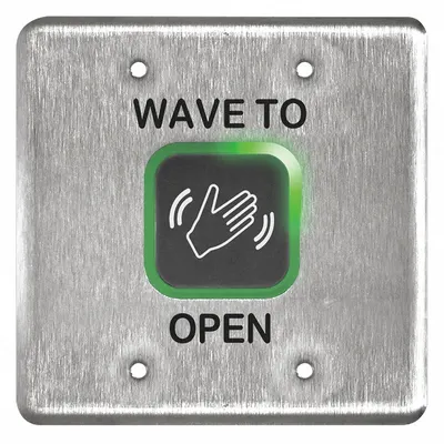 BEA Wave to Open Touchplate: 4 1/2 in Ht - Wave-to-Open Exit Devices