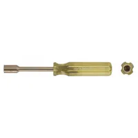 AMPCO Solid Round Shank Nut Driver: Straight, SAE, Without Magnetized Tip, Std, 11/16 in Tip Size (MPN ND-11/16)