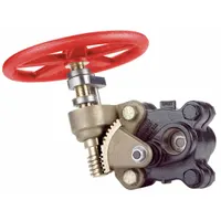 UNITED BRASS WORKS Gate Valve: 1 in, Carbon Steel, Non-Rising, FNPT x FNPT, 750 psi CWP, Wheel (MPN 299910)