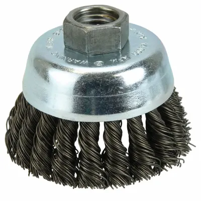 WEILER 36038 Heavy-Cleaning Brush for Contoured Carbon Steel Surfaces - Heavy-Cleaning Brushes for Contoured Carbon Steel Surfaces