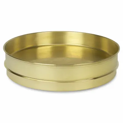 ADVANTECH Testing Pan: 12 in Overall Dia - Sieve Pans